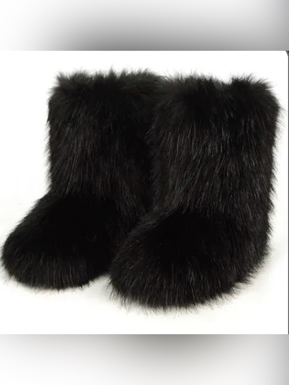 Women’s Black Faux Fur boots